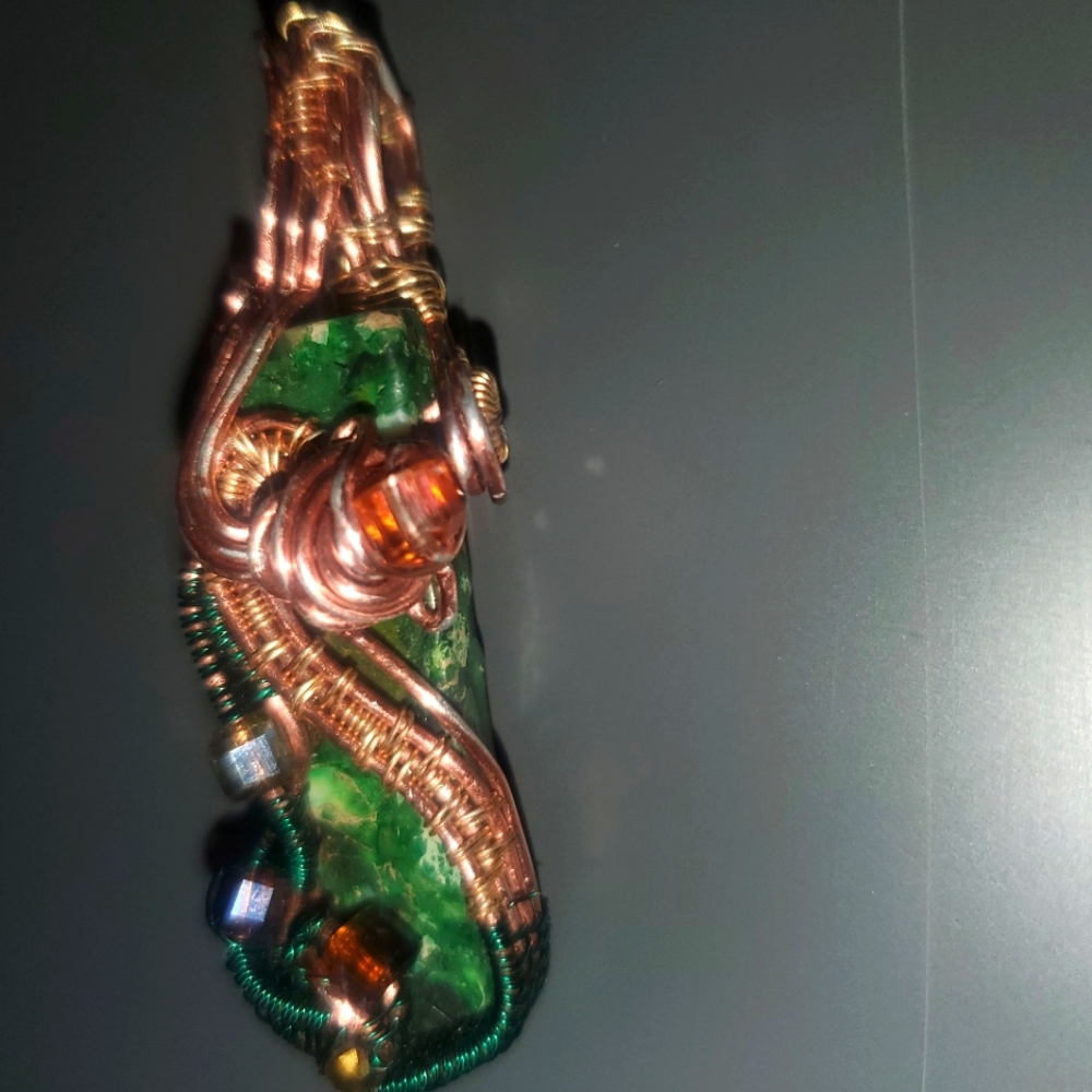 Moss Agate Pendants